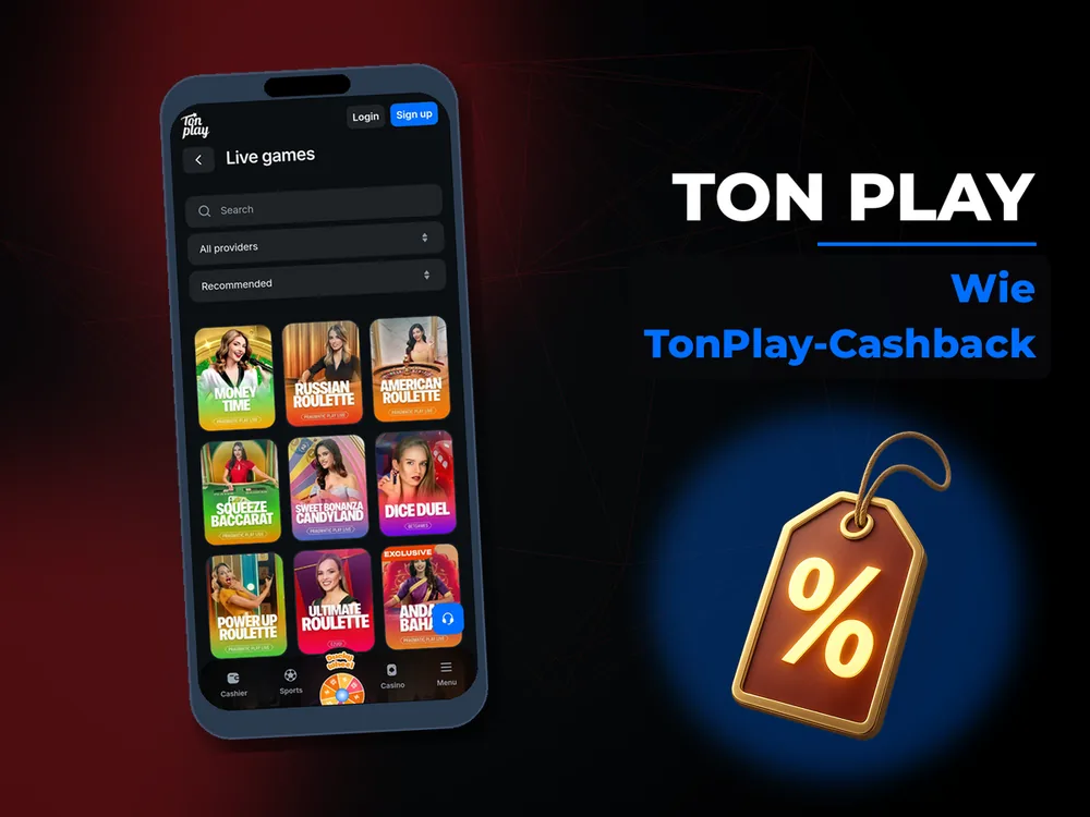 Ton Play - Wie TonPlay-Cashback