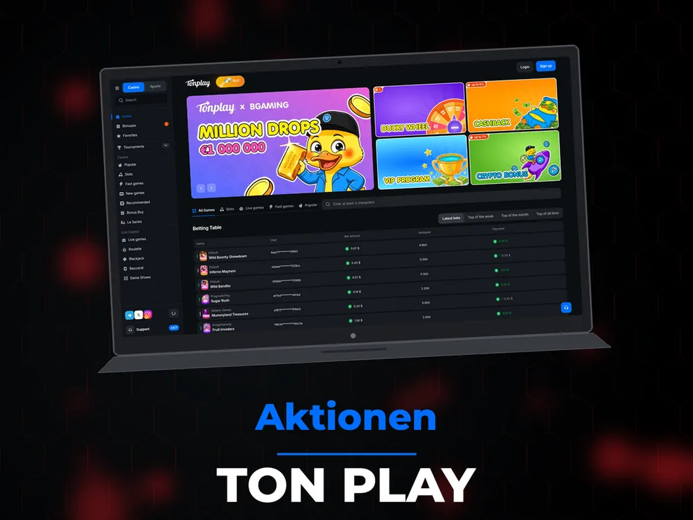 Ton Play - Aktionen